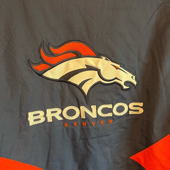 Denver Broncos Vintage 2010 Winter Fleece Lined Coat - Size L - NEW w/tags - Picture 5 of 9
